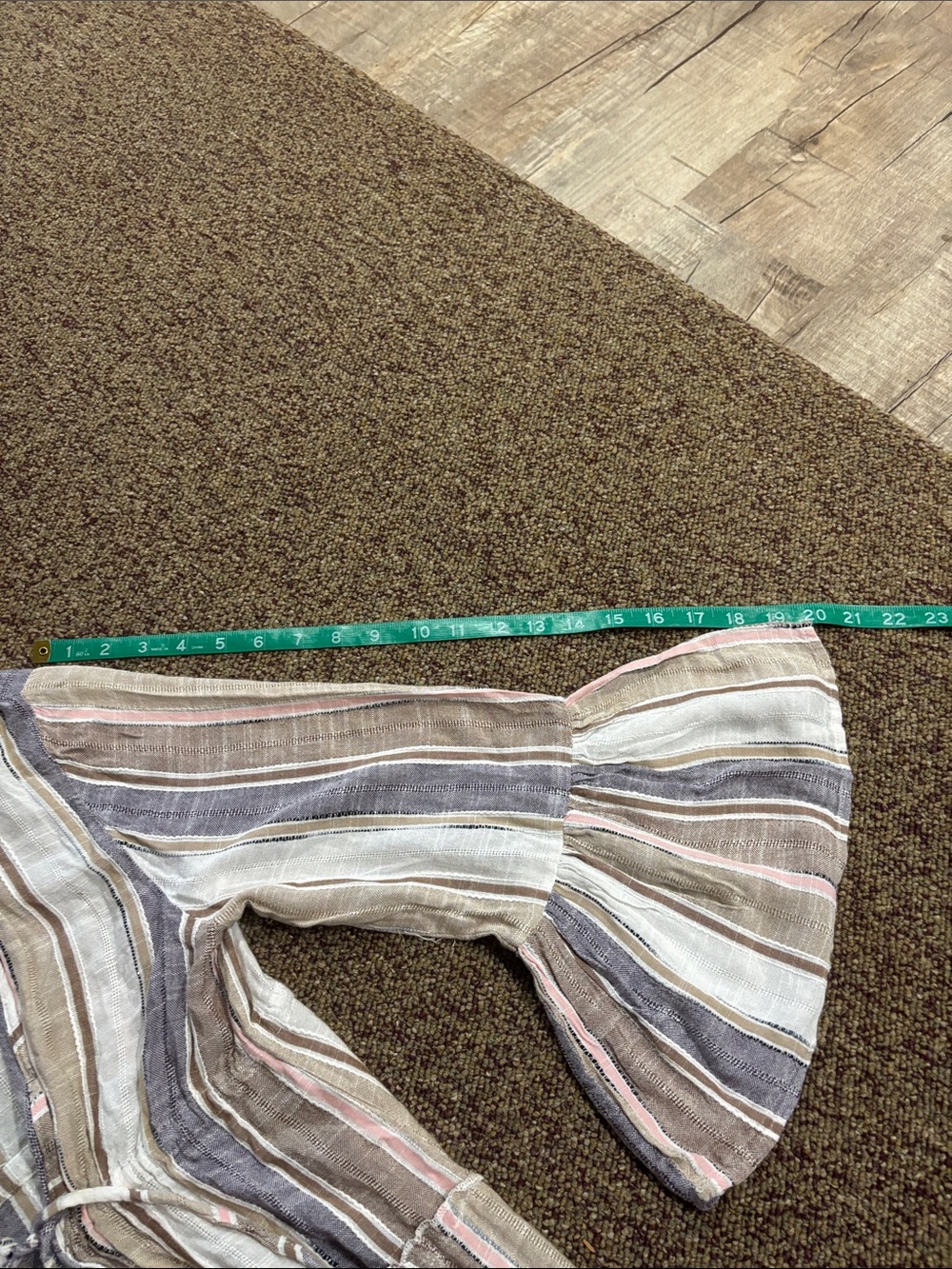 Spiaggia Dolce Striped Tie-Front Women's Swim Coverup - Stripe - Picture 7 of 10